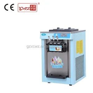 Máquina para hacer helados suaves, de mesa, de colores, aprobado por la CE