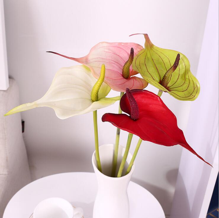 High Quality Artificial Anthurium Flower Artificial Flower Wholesale