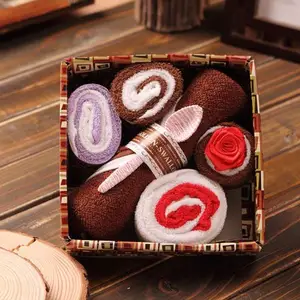 Cotton Cake Souvenir Gift Towel For Family Friends