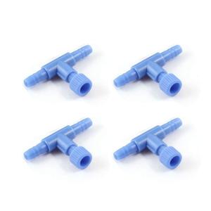 Valvole di controllo della pompa dell'aria a <span class=keywords><strong>2</strong></span> vie per acquario in plastica blu