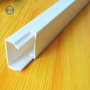 Profil de conduits en <span class=keywords><strong>PVC</strong></span> (à rainures) 40*60mm Tube <span class=keywords><strong>carré</strong></span> en <span class=keywords><strong>PVC</strong></span> - Product Image 3