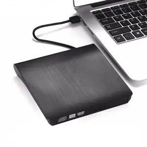 Lecteur/graveur DVD RW et CD externe mince avec port USB 3.0, disque optique idéal pour PC portable,