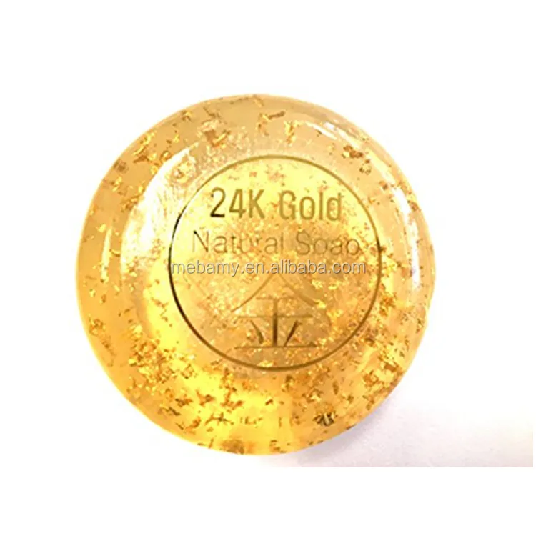 100% प्राकृतिक हस्तनिर्मित 24k सोने चेहरा साबुन