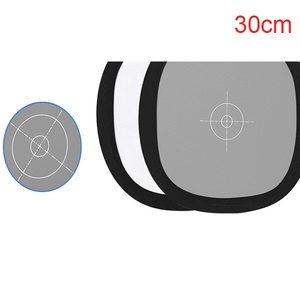 30cm 18% plegable tarjeta gris Reflector fotografía gris/blanco equilibrio tarjeta para fotografía equipo - Product Image 3