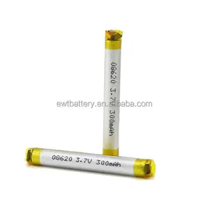 Ewt brand lp 08300 3.7V 120mAh li-polymer Round Lipo Battery for Rechargeable Lithium ion Camera Pen battery