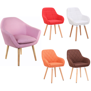 Tela Sillón tapizado de ocio Silla de comedor <span class=keywords><strong>para</strong></span> la habitación - Product Image 4