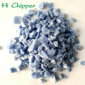 Grün farbige glow in <span class=keywords><strong>the</strong></span> dark glas chips für garten - Product Image 3