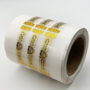 Personalizzato Oro Lucido Etichetta Chiara Etichetta Autoadesivo di Marchio Su Misura - Product Image 6