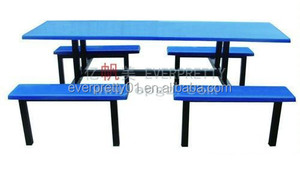 Ensemble à manger en bois dubaï salle à manger de cantine Table et chaise - Product Image 6
