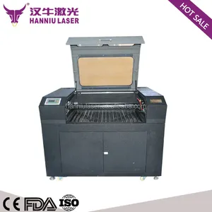 Mini laserschneidanlage 9060 mit oben und unten tabelle Guangzhou Co2 laser