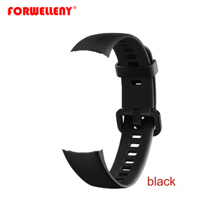 Bracelet de remplacement en silicone rose pour Huawei <span class=keywords><strong>Honor</strong></span> <span class=keywords><strong>Band</strong></span> 4 Smartwatch, prix d'usine Forwelleny - Product Image 4