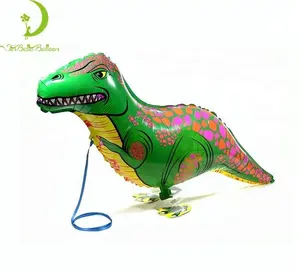 Китай надувной динозавр ходьба Фольга Воздушный шар для домашних животных воздушный шар
