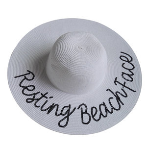 Màu Sắc Khác Nhau Giấy Rơm Mùa Hè Của Phụ Nữ Mềm <span class=keywords><strong>Hat</strong></span> Bãi Biển <span class=keywords><strong>Hat</strong></span> - Product Image 2