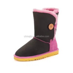 2023 New Colorful classic model durable anti-slide Sheepskin Kids winter Snow Boots