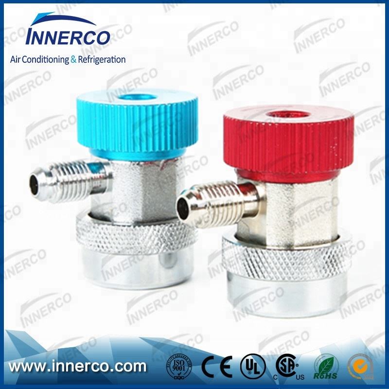 2 Pcs Connecteurs Rapides Adaptateurs R1234YF à R134A Côtés Haut Et Bas Raccord Rapide R12 à R134A Pour Climatisation De Voiture Chargement AC