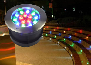 5 Năm bảo hành Vỏ Thép Không Gỉ Cây cờ đèn màu xanh IP67 IP68 Cảnh <span class=keywords><strong>led</strong></span> âm sàn uplight - Product Image 4