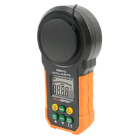 Testeur de Lux Électronique Peakmeter avec Écran LCD 1/2 Bit, Capteur de Lumière Numérique LED, CE ISO, pour Gamme Automatique/Manuelle, Maintien des Données, Garantie 1 An