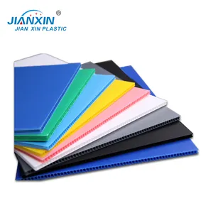 2 - 12MM PP corrugated Sheet / ESD Antistatic White Corrugated Board/4x8 Sheets of Corrugated Plastic