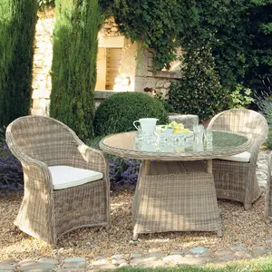 Conjunto de muebles de jardín Aldi, juego de mesa y sillas de ratán para exterior, comedor y Patio, color gris, superventas