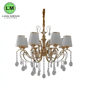 Zhongshan Guzhen Aangepast Voor Indoor Decoratie Luxe Kristal K9 Kroonluchter Kroonluchters Plafond Luxe Kristallen Lamp Modern