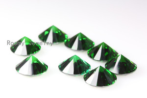 <span class=keywords><strong>Pierre</strong></span> à quartz synthétique de couleur ample, 1 pièce, <span class=keywords><strong>pierre</strong></span> à bijoux en hydrothermique vert - Product Image 3
