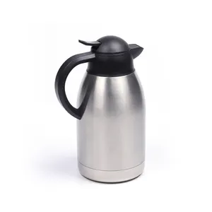 Custom 2000 ml luchtvaartmaatschappij/hotel dubbele muur roestvrij staal vacuüm koffie pot