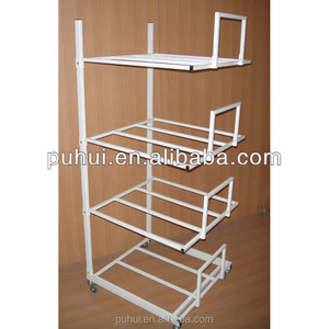 Knock Xuống Nhà Máy Nhiều Lớp Kệ Thép Tầng Thường Vụ Kim Loại Dây Lịch Thi Đấu Cửa Hàng Bán Lẻ Khởi Động Khay Hiển Thị Giá Từ Trung Quốc - Product Image 5