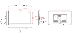 27 24 Industrial Grande Android Tablet de 21.5 polegadas polegadas polegadas À Prova D' Água Android Tablet PC