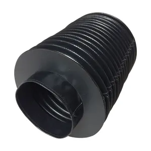 Round bellow cylinder rod bellow cover telescopic cover