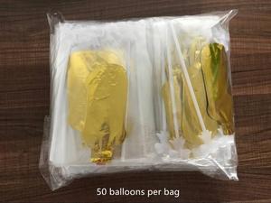 5 pouces Vente Chaude Mini Taille 0 À <span class=keywords><strong>9</strong></span> Numéro Argent Or Feuille Ballon Pour La Décoration De Gâteau - Product Image 2