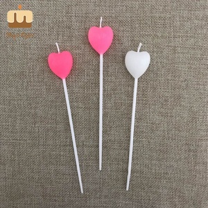 Regalo <span class=keywords><strong>a</strong></span> <span class=keywords><strong>forma</strong></span> <span class=keywords><strong>di</strong></span> cuore rosso all'ingrosso festa <span class=keywords><strong>di</strong></span> compleanno candela per la <span class=keywords><strong>torta</strong></span> - Product Image 5