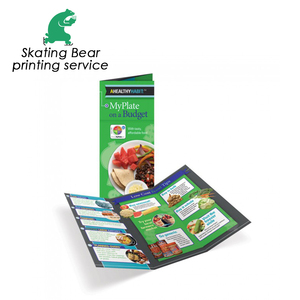 Livraison rapide taille personnalisée pliée A4 dépliant service d'impression de brochures papier kraft bon marché pour les emballages de magazines et de carton - Product Image 5