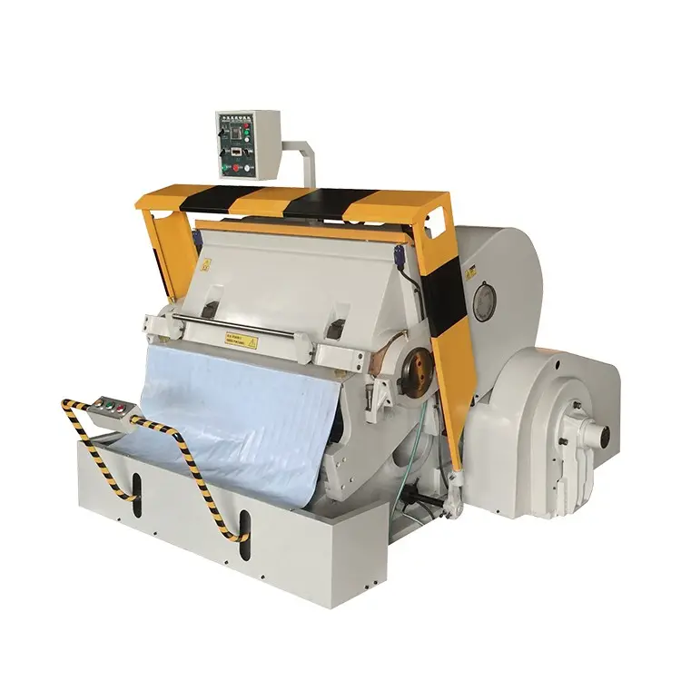 Matriz de vinco de corte semi automático ml1040, máquina de perfuração de corte