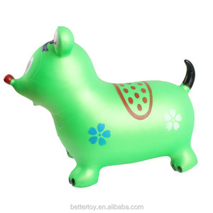 Cheval sautant gonfler animaux Offre Spéciale belle peinture colorée rebondissant en plastique gonflable saut souris <span class=keywords><strong>jouets</strong></span> pour enfants - Product Image 4