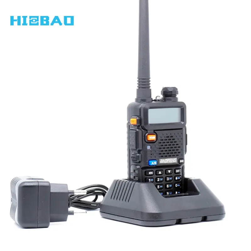 Walkie baofeng uv5r menor preço, longo alcance, uhf, vhf, talkie