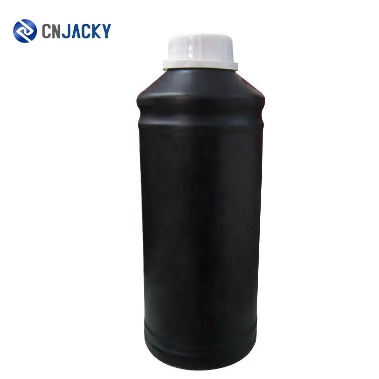 Venta caliente de alta calidad 1 litro negro UV tinta de impresora de inyección de tinta para impresora UV