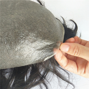 Protesi Capillare da <span class=keywords><strong>Uomo</strong></span> in Capelli Umani Indiani Sistema di Infoltimento Toupet 0,02-0,03mm V-Loop - Product Image 2