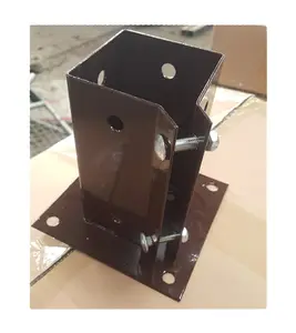 ฐานเสาแบบยึดติด/ฐานแผ่นเหลี่ยมสำหรับเสาฟence ลดราคาพิเศษ - Product Image 1
