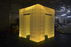 공장 백색 결혼식 led 판매를 위한 휴대용 팽창식 사진 부스 - Product Image 4