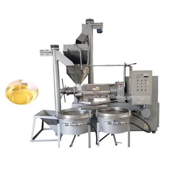 Máquina de prensa de aceite de tornillo comercial Prensador de aceite de semilla de mostaza Precio de máquina de aceite vegetal