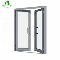 Ventana Abatible de PVC con Doble Acristalamiento Insonorizado y Vidrio Templado, Estándar Europeo, Garantía de 10 Años, Proveedores de China