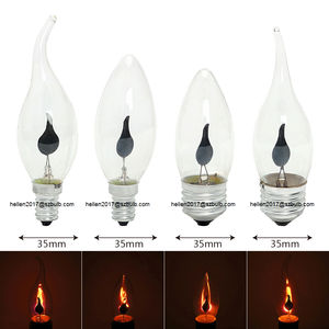 E12 E14 E26 E27 B22 Giáng Sinh LED Nến Ánh Sáng Bóng Đèn 1 W 3 W Nhấp Nháy Ngọn Lửa Trang Trí Ánh Sáng Bóng Đèn Nến c35 C32 C7 - Product Image 3