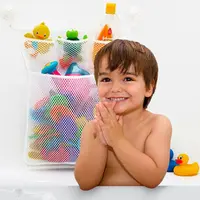 Nuovo attaccatura del sacchetto di immagazzinaggio con 3 tasche/giocattolo del bagno del bambino organizzatore