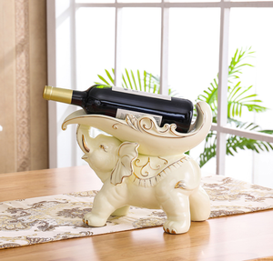 رف نبيذ سيلو سيراميكي الفيل قابل للتخصيص الحجم والشكل التجاري لحامل الحفلات ، - Product Image 2