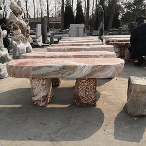 طاولة قهوة من حجر الرخام العقيقي، طاولة فناء للبيع - Product Image 1