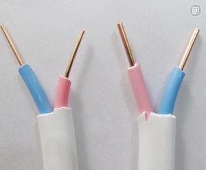 Fil <span class=keywords><strong>électrique</strong></span> gainé de PVC isolé par PVC 2*4mm2 fil de cuivre solide toronné Applications de bâtiment de chauffage aérien rouleau <span class=keywords><strong>100m</strong></span> - Product Image 4