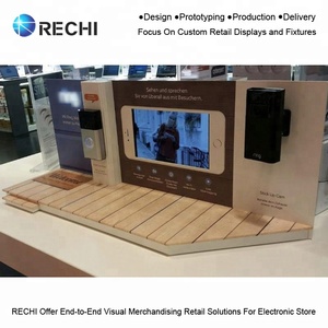 RECHI Custom Counter Consumer elettronica al dettaglio POS espositore <span class=keywords><strong>per</strong></span> Audio prodotto auricolare altoparlante <span class=keywords><strong>Stand</strong></span> di visualizzazione con LCD - Product Image 3