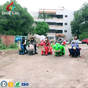 Moeda operada mecânica animatronica caminhada dinossauro passeio no brinquedo