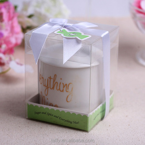Boda ducha nupcial favores de la ducha del bebé gracias regalos para invitados especias y todo lo bueno de cerámica azúcar tazón olla taza - Product Image 3