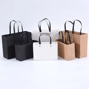 Fashionable Custom Printed Gift Shopping Big Strong Paper Bags with Your Own Logo